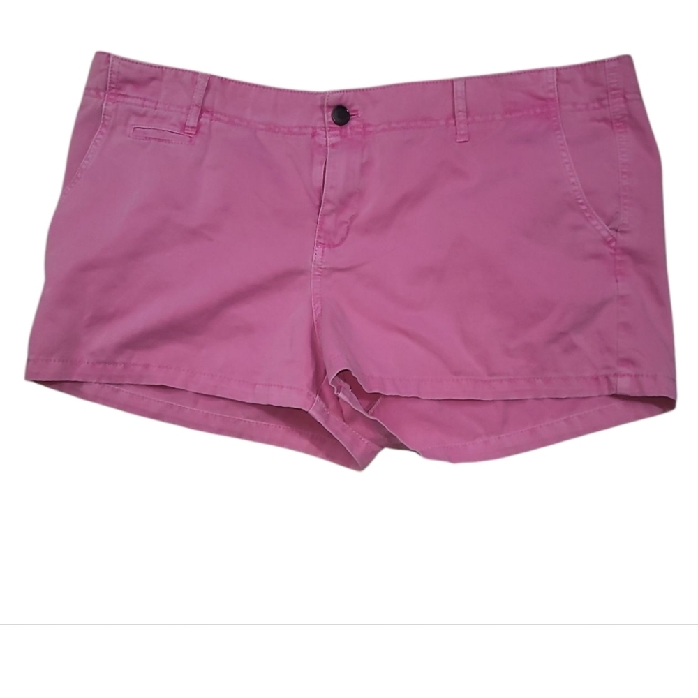 Target merona barbie pink cotton summer shorts plus size 16